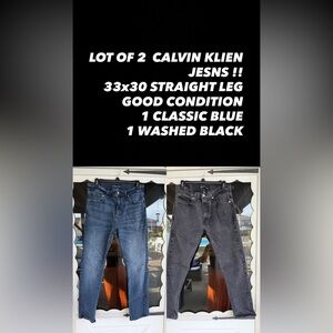 Classic Blue and Washed Black Men's Jeans